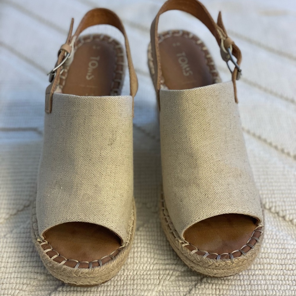 TOMS Monica size 8- Natural